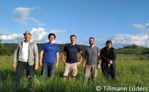 Das Forscherteam mit Professor Tillmann Lüders